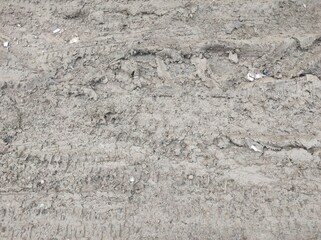 Peeled Wall texture in soft blended brush strokes with Grey grunge stains and border gray...