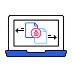 File, secure, sharing icon