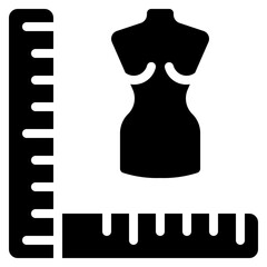 Measuring Clothes Icon