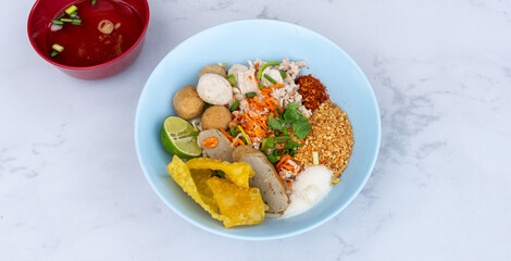 Mixed Rice and Noodle Dishes Thai Style