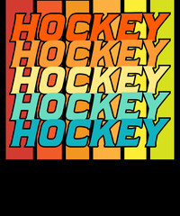 Fototapeta premium Awesome Hockey players and lovers T-shirt