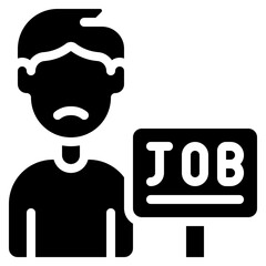 Unemployed Person Icon