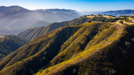 Carmel Valley views of wilderness peaks 