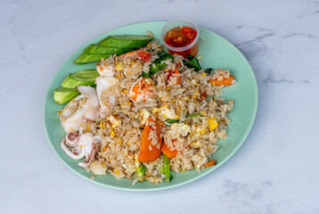 Mixed Rice and Noodle Dishes Thai Style