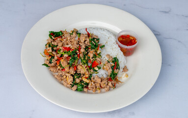 Mixed Rice and Noodle Dishes Thai Style