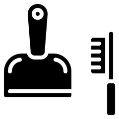 Dustpan And Brush Icon
