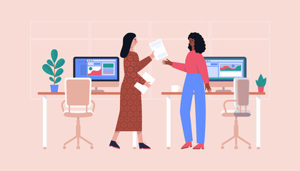 People discussing idea