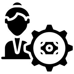 Female Money Manager Icon