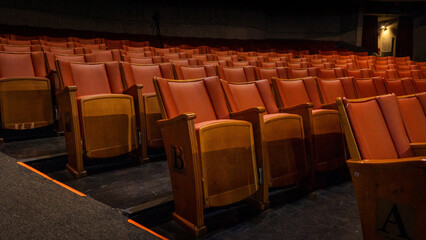 Fototapeta premium empty cinema auditorium