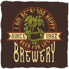 Angry hop, human alike face