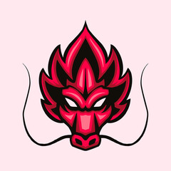 red dragon illustration