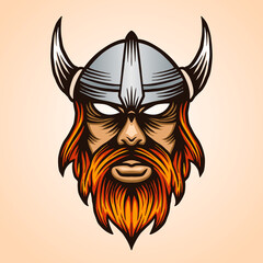 viking old man illustration