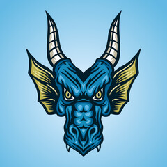 water dragon illustration