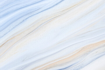 Marble rock texture blue ink pattern liquid swirl paint white dark that is Illustration background for do ceramic counter tile silver gray that is abstract waves skin wall luxurious art ideas concept.