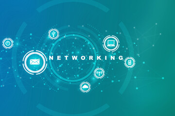 Obraz premium 2d illustration abstract technology background concept 