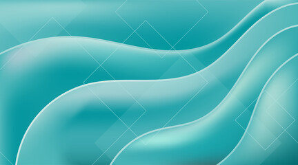 Vector abstract background with smooth waves and gradient.