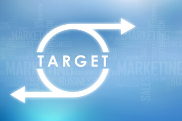 2d illustration Target Market
