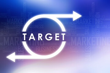 2d illustration Target Market
