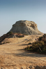rocks in Qbajjar, Gozo 