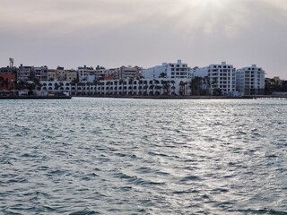 Obraz premium Beach at Arabia Azur Resort, in Hurghada, Egypt.