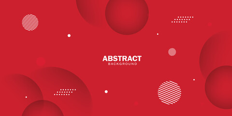 Red geometric abstract background.