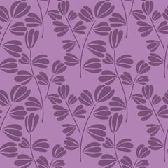 Summer floral seamless coloured leaves pattern for fabrics and packaging and linens and kids and wrapping paper