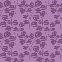 Summer floral seamless coloured leaves pattern for fabrics and packaging and linens and kids and wrapping paper