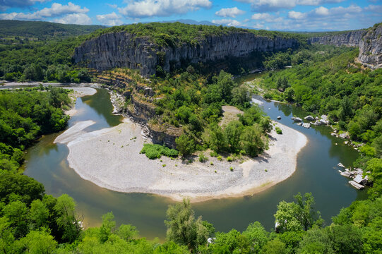 Famous "cirque de Gens", in Ardeche