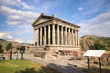 Fototapeta premium The Temple of Garni is the Greco-Roman colonnaded temple in Armenia