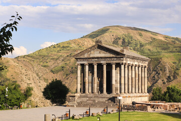 The Temple of Garni is the Greco-Roman colonnaded temple in Armenia