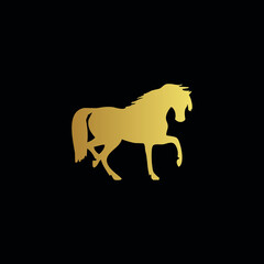 Minimal Line Art Horse Logo Template | Creative Horse Logo Design