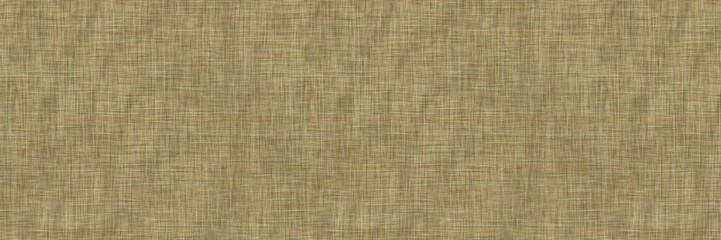 Seamless jute hessian fiber texture border background. Natural eco beige brown fabric effect banner. Organic neutral tone woven rustic hemp ribbon trim edge