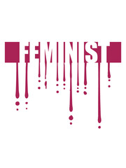 Tropfen Logo Feminist 