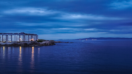 Obraz premium pier at dusk
