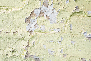 peeling paint on a wall