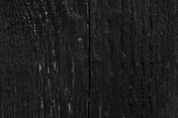 Black wood texture. Dark background of wood texture pattern