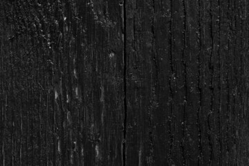 Fototapeta premium Black wood texture. Dark background of wood texture pattern