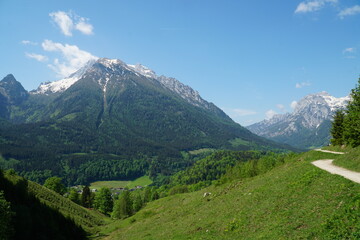 Fototapeta na wymiar Soleleitungsweg, Berchtesgadener Land