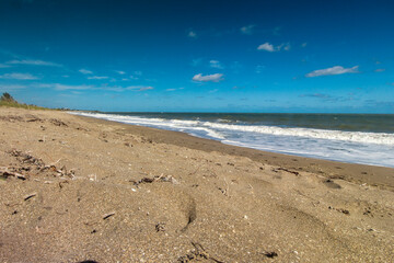Beach on the Atlantic Ocean during a sunny day, Fort Pierce, Florida