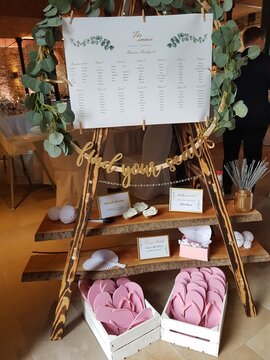 Hochzeit Sitzordnung sitzplan Aufsteller