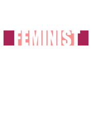 Streifen Logo Feminist 