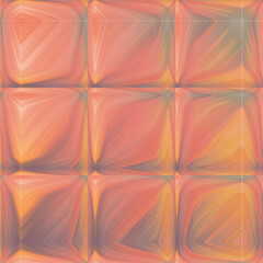 Pattern of glass block wall