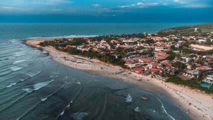 Jericoacoara Jijoca Lagoa Praia Paraíso Tropical Dunas Mar Ceará Nordeste Brasil Vila Pescadores Pitoresco Paisagem Cênica Vento Viagem Viajar Turismo Turístico