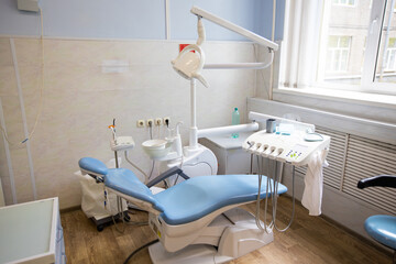 dental chair in the clinic