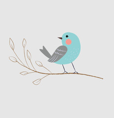 bird on branch