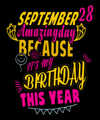 Birthday t-shirt design