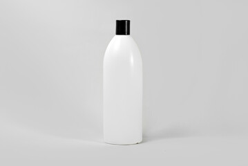 shampoo and balsam Cosmetic plastic cream jar mockup