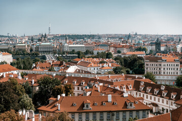 Naklejka na ściany i meble Prague Old Town cityscape. Czech Republic