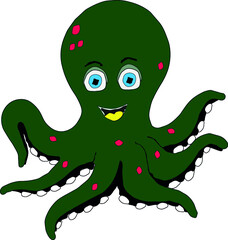 green octopus