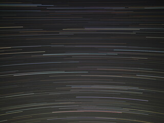 Tokyo, Japan - April 10, 2022: Diurnal movement of southern sky at dawn in spring

